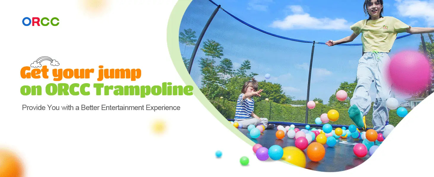 Enclosure Net Ladder Safe Bounce Outdoor Backyard Trampoline for Kids